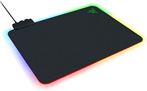 Razer Firefly Hard V2 RGB Gaming Mouse Pad: Customizable Chroma Lighting, Built-in Cable Management, Balanced Control & Speed, Non-Slip Rubber Base