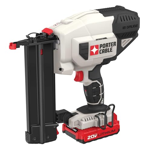 PORTER-CABLE 20V MAX 18 Gauge Brad Nailer Kit with Battery and Charger (PCC790LA)