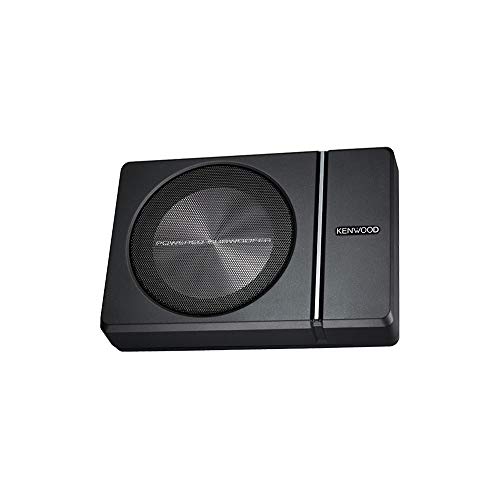 Kenwood KSC-PSW8 250W Max (150W RMS) Single 8' Under Seat Powered Subwoofer Enclosure W/Remote Control