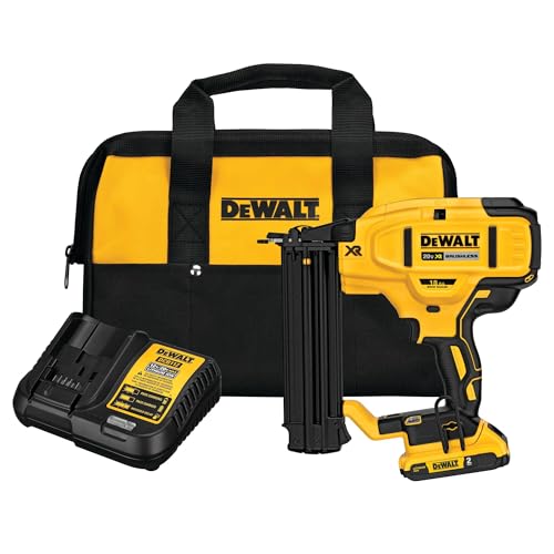 DEWALT 20V MAX* Cordless Brad Nailer Kit, 18GA (DCN680D1)