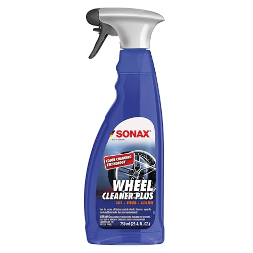 Sonax Wheel Cleaner Plus (230400), Rim Cleaner, Color Changing Wheel Cleaner, Break Dust Cleaner, 750ml / 25oz