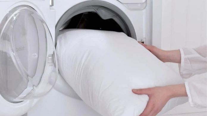 how to wash a pillow